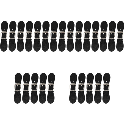 25 Paren Pu Leer Toggle Gespen Riemboutjes Sluiting Jas 2