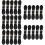 25 Paren Pu Leer Toggle Gespen Riemboutjes Sluiting Jas 11