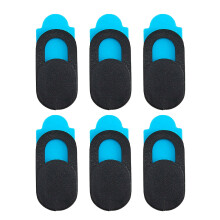12 Anti-Peep Plastic Webcamera Afdekking Voor Pc Laptop (Zwart)