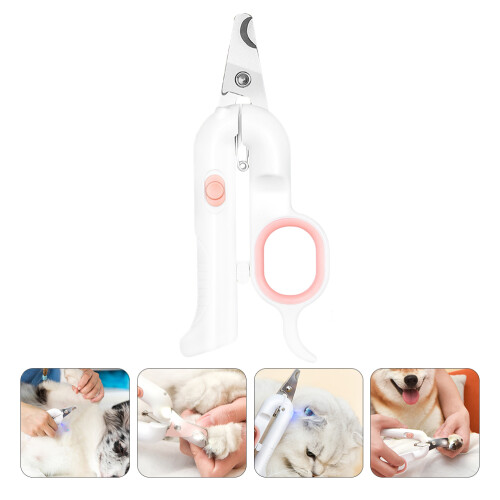 Pet Hond Kat Nagelschaar Met LED-verlichting Trimmer 2
