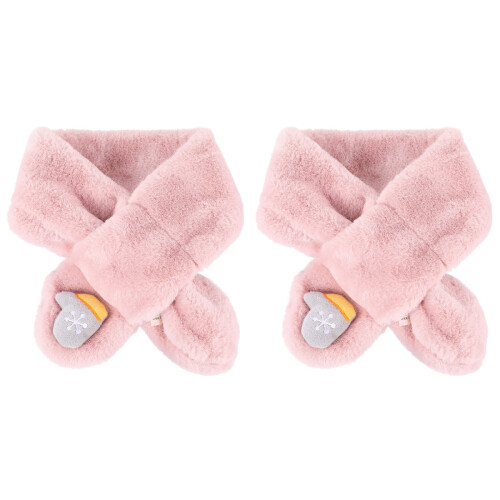 2 Kinder Winter Sjaal Kerstontwerp Halswarmer 2
