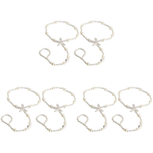 6 Enkelkettingen Elastische Voetketting Sieraden 2