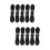 10 Paren Pu Leren Toggle Gespen Kledingriem Met Knopen Sluiting 8