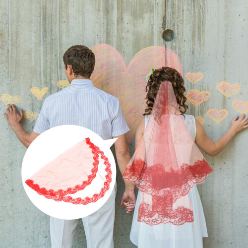 Wedding Bridal Sluier Delicate Creatieve Premium Sluier 2