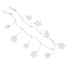 3Sets DIY Wandfoto-Banner Mit Weißen Holzklammern Und Seil,