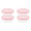 2 Sets 2-teilige Oval Cake Boxes Eisschalen Kunststoff-Eistüten Boxen 3