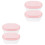 2 Sets 2-teilige Oval Cake Boxes Eisschalen Kunststoff-Eistüten Boxen 4