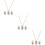 9 Teile Halskette Ohrringe Schmuck Set 5
