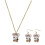 9 Teile Halskette Ohrringe Schmuck Set 11