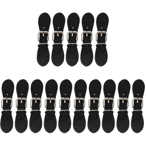 15 Paren Pu Leren Toggle Gespen Kledingriem Met Knopen Sluiting 1
