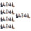5 Sets Sieraden Religieuze Kerkaccessoires Gebroken Kleuren 8