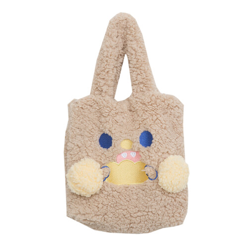 2 Japanischer Plüsch Damenhandtasche Handliche