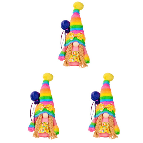 3 Rudolph Puppe Mit -Ballonhut Gnome 1