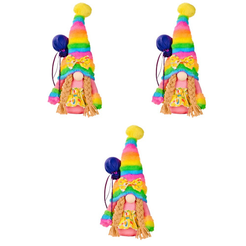 3 Rudolph Puppe Mit -Ballonhut Gnome 2