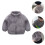 3 Teile Kinder Mantel Wolljacke Baumwolljacke 10