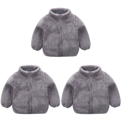 3 Teile Kinder Mantel Wolljacke Baumwolljacke 1