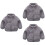 3 Teile Kinder Mantel Wolljacke Baumwolljacke 6