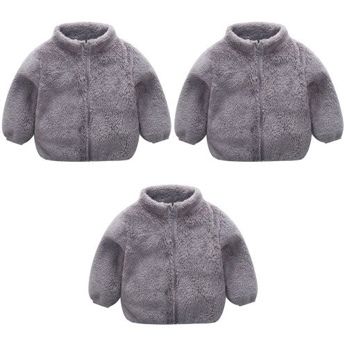 3 Teile Kinder Mantel Wolljacke Baumwolljacke 2
