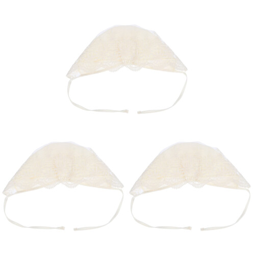 3 Baby Hoedje Kant Openwerk 1