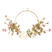 3 Herbstkranz Gesteck Für Wand Tür (Beige)