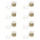 Golden DIY Beads String Hanging Decor for Christmas & Wedding 10