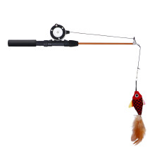 3Stk Katzenangelstab Mit Verstellbarem Spielzeug Und Simuliertem