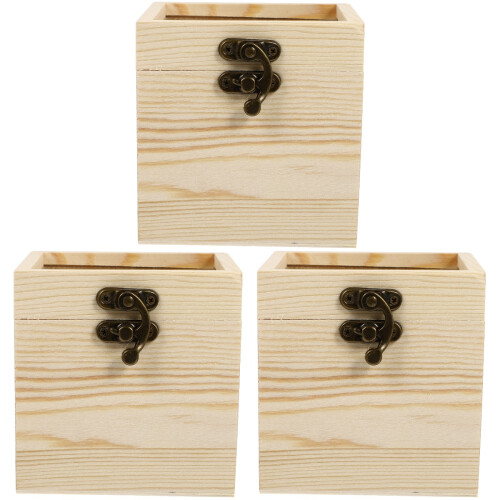 3 Einfache Holz Mit Glasdeckel Mehrzweck 2