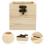 3 Einfache Holz Mit Glasdeckel Mehrzweck 11