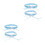 4 Hochzeitsstrumpfband Spitze Blumenmuster Elastisch 3