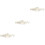 3Stk Strumpfband Spitze Elastisch Beige 5