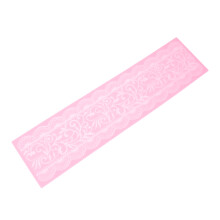 2Stk Kuchen Silikon Spitzenform Für Zu Hause Party (Pink)