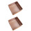 2Stk. Backblech Mehrzweck-Backblech Backofen-Backblech 6
