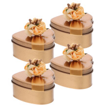 8 Stk. Herzförmige Eisenboxen 7x7x3,6 Cm Für Süßigkeiten Und Geschenke