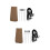 2 Sets Wasserdichte Picknickdecke Tragbares Campingmatte 7