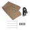 2 Sets Wasserdichte Picknickdecke Tragbares Campingmatte 9