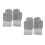 2Stk Winterstrickfell Vollfinger Plüsch Warm Grau 8