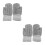 2Stk Winterstrickfell Vollfinger Plüsch Warm Grau 3