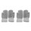 2Stk Winterstrickfell Vollfinger Plüsch Warm Grau 6