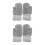 2Stk Winterstrickfell Vollfinger Plüsch Warm Grau 7