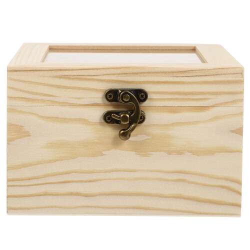 4 . Holz Mit Glasdeckel 1