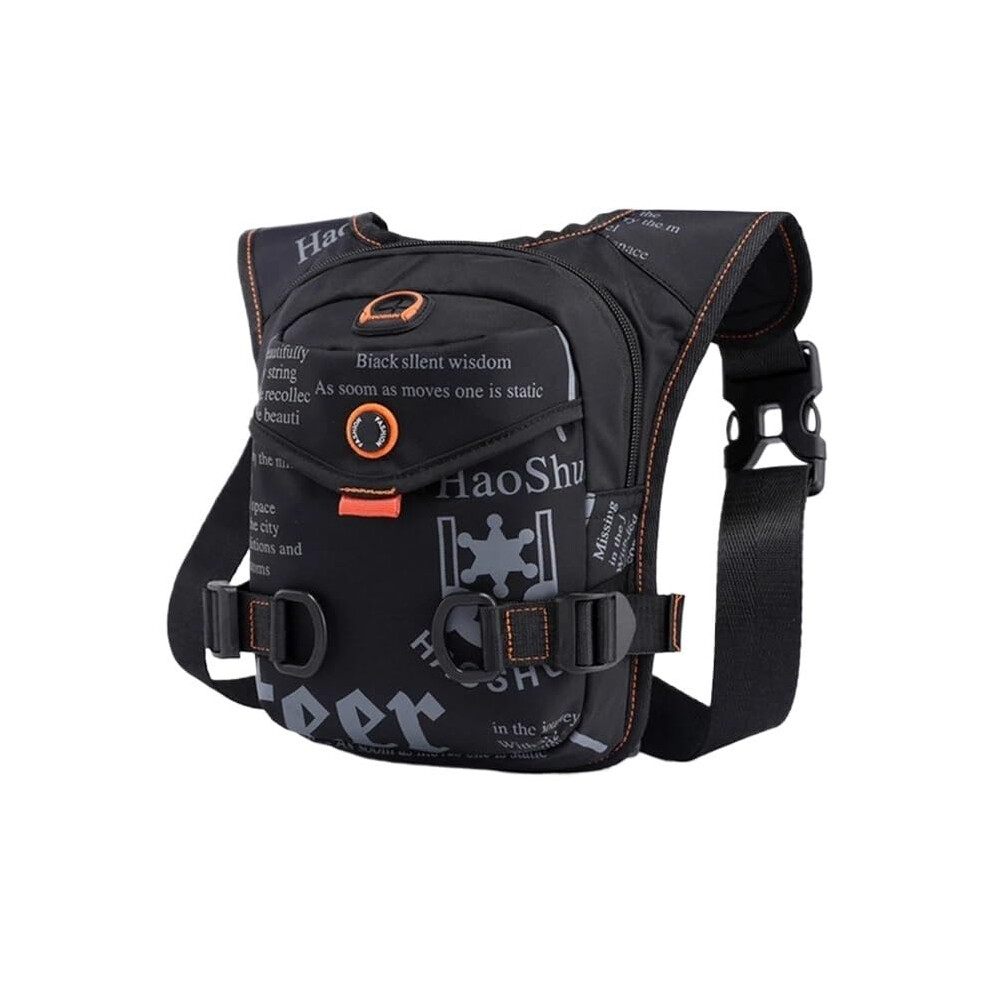 Leg Bag Men Waterproof Drop Leg Bag Thigh Hip Bum Belt Fanny Pack Waist Travel Riding Motorcycle Cross Body Shoulder Bags Black 9067246619565