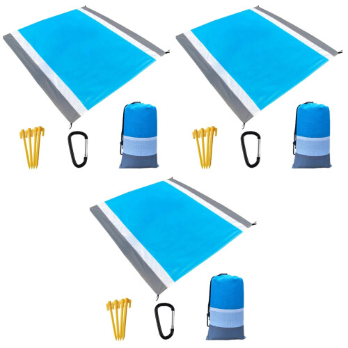 3 Sets Picknickmatte Für Outdoor Camping Strand 2