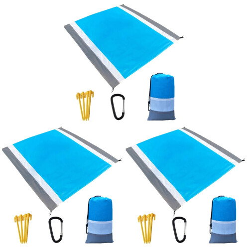 3 Sets Picknickmatte Für Outdoor Camping Strand 1