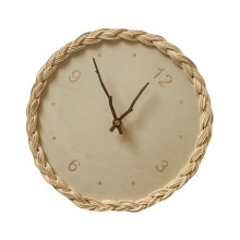 2 Stk. Weaving Wanduhr Haushaltsdekoration Aufhängung