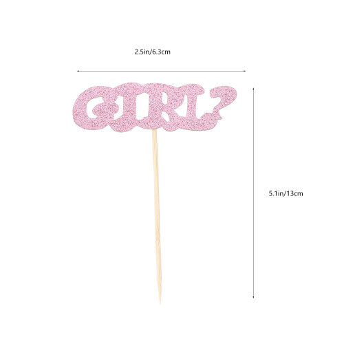 24 Geburtstagskuchen Glitzer Cupcake Topping 2