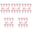 50 Sets Elegante Mit Schleifen Design 3