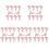 50 Sets Elegante Mit Schleifen Design 2