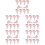 50 Sets Elegante Mit Schleifen Design 6