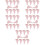 50 Sets Elegante Mit Schleifen Design 7