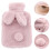 2 Stk. Hase Geformte Plüsch Handwärmer Pink 9